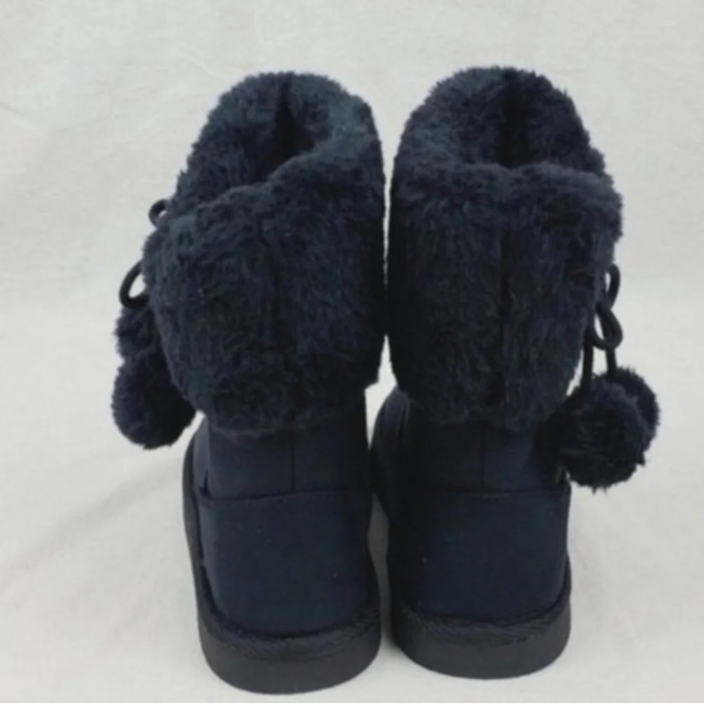 Okie dokie faux fur ankle bootie